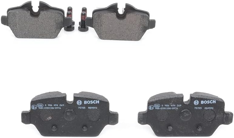 Bosch BP1181 Bremsbeläge - Hinterachse - ECE-R90 Zertifizierung - vier Bremsbeläge pro Set