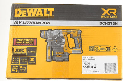 Dewalt 18V SDS-plus 24 mm Akku-Kombihammer DCH273N (bürstenloser Motor, 2,1 Joule Schlagenergie, vib