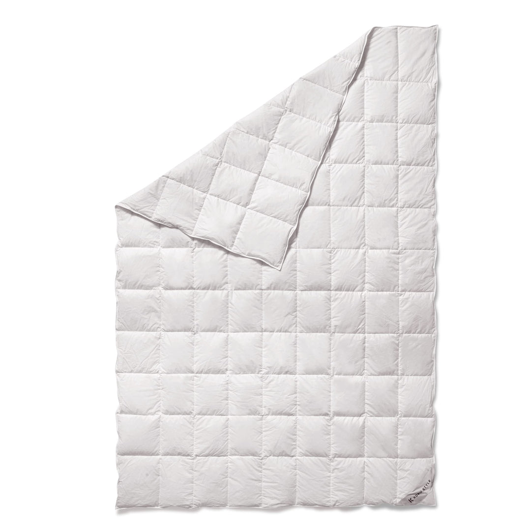 Koru Style Royal Daunen Bettdecke 155x220 cm – 90% Gänsedaunen / 10% Federn – leichte Sommerdecke 15