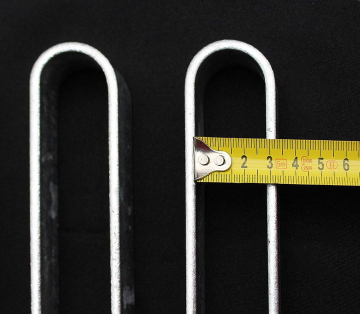 DanDiBo 4 Stück Bodenanker verzinkt M Erdanker für Rosenbogen 22 cm Heringe Erdspiess Bodenspiess Be