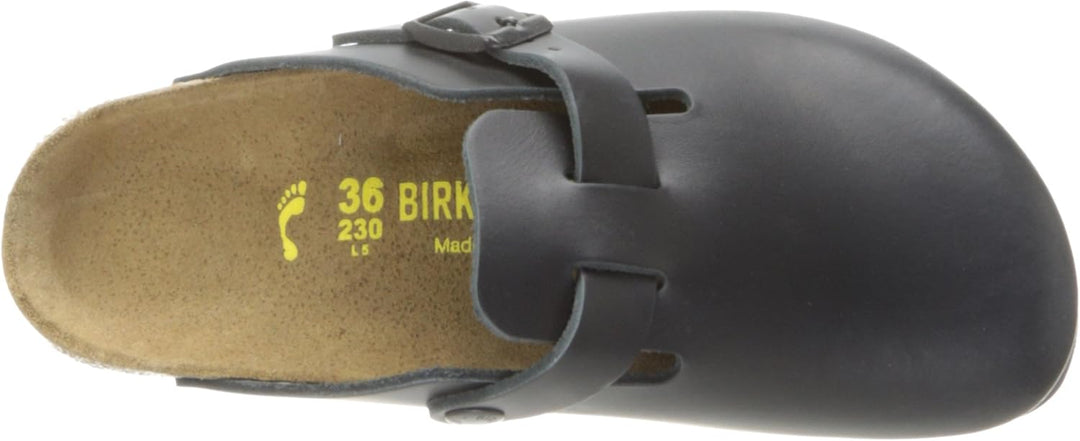 Birkenstock Unisex BostonBoston Black Lthr 37 EU Schwarz, 37 EU Schwarz