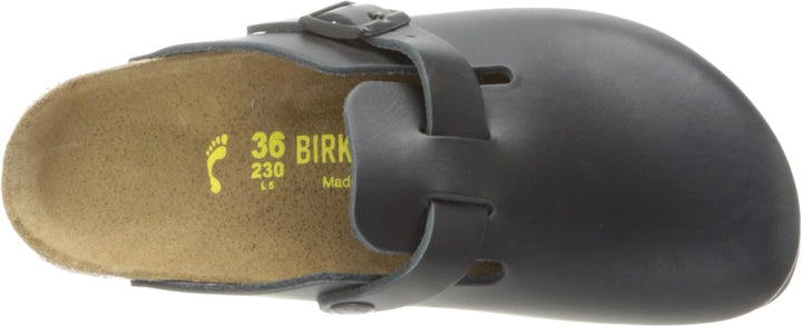 Birkenstock Unisex BostonBoston Black Lthr 37 EU Schwarz, 37 EU Schwarz