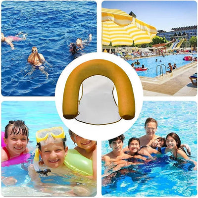 Tumnea Float Sessel, aufblasbarer Wasserstuhl Wassersitz Pool, Schwimmbadstuhl Wasserhängematte Luft