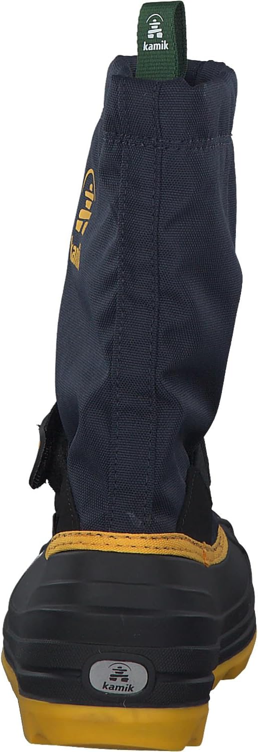 Kamik Unisex Kinder Waterbug8g Winterstiefel Blau Navy Citrus Nav 36 EU, Blau Navy Citrus Nav 36 EU