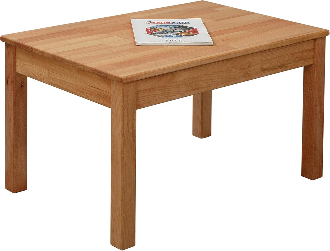 Krok Wood Couchtisch Tomas aus Massivholz (Buche, 75 x 50 x 45 cm) 75 x 50 x 45 cm Buche, 75 x 50 x