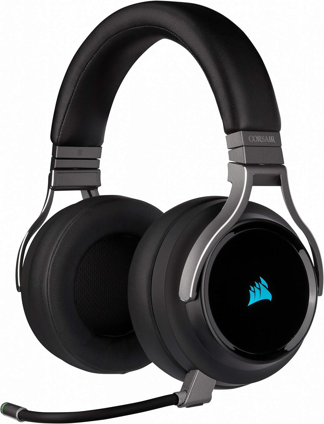 Corsair Virtuoso RGB Wireless High-Fidelity Gaming Headset (Slipstream Technologie, 7.1 Surround Sou