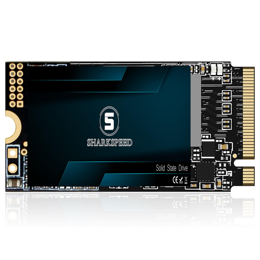 SSD 512GB M.2 2242 NVMe 42mm PCIe Gen 3.0x4， Lesen bis zu 2.200MB/s, Festplatte Interne Solid State
