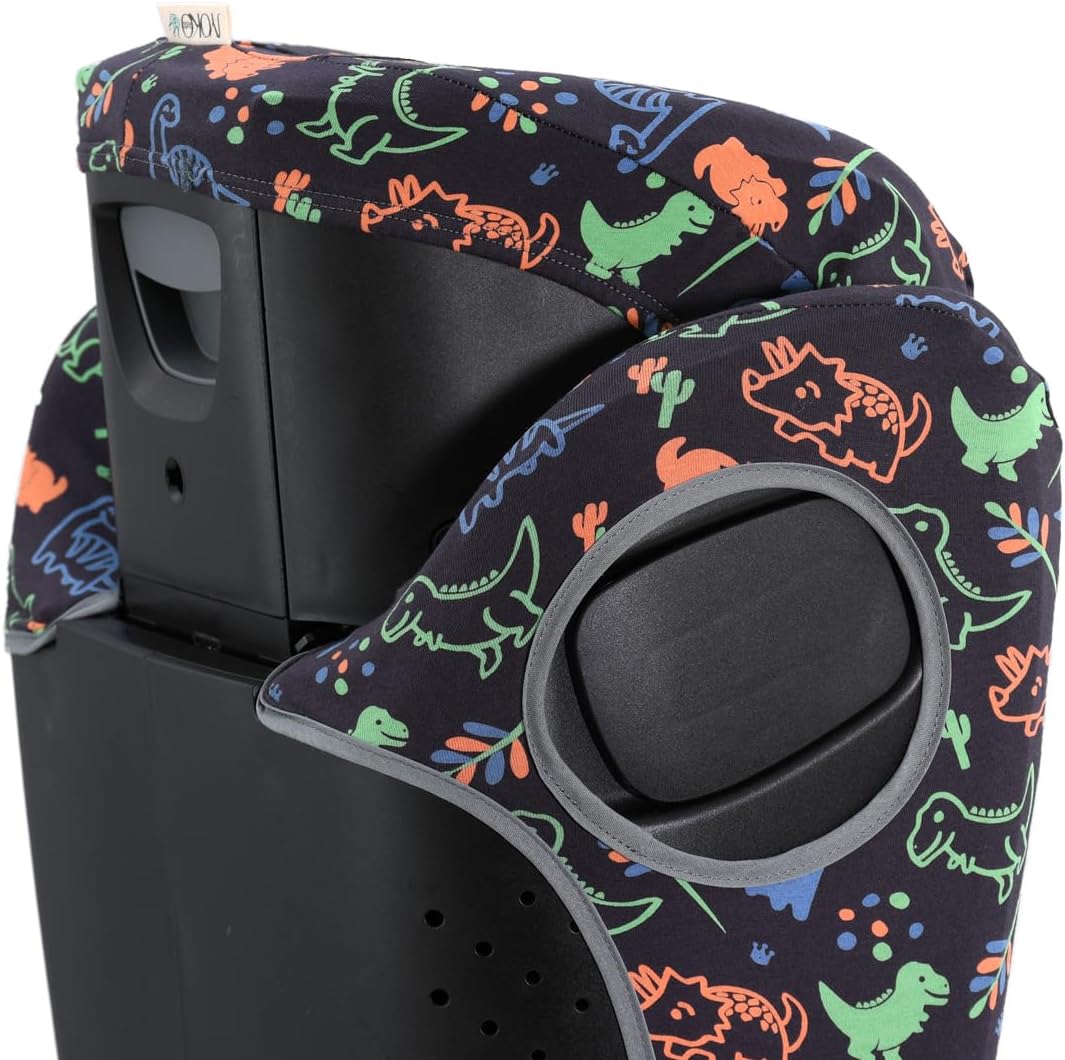 JYOKO KIDS Schutzhülle kompatibel mit Romer Kidfix (Romer Kidfix M I-SIZE, Happy Dino)