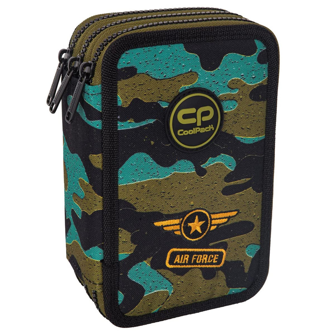 CoolPack XXL Federtasche Federmappe 3-Fach Schulstiftetui, dreifaches Federmäppchen, Federmäppchen f