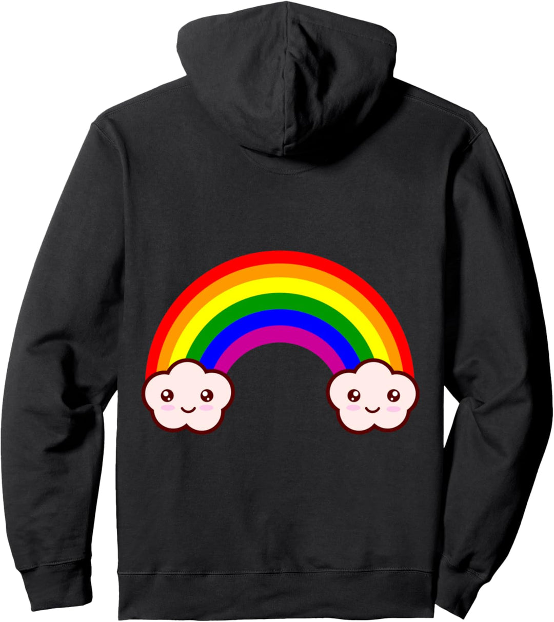 Regenbogen und Wolken LGBT Pride Gay Pride Month LGBTQ Pullover Hoodie