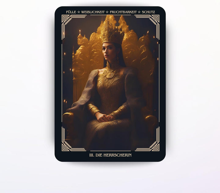 Rubaki Tarotkarten – 78 Karten mit gedrucktem Begleitbuch auf Deutsch und zusätzlichem digitalem Buc