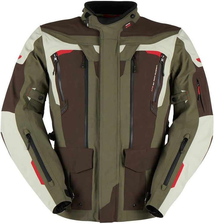Furygan VOYAGER 3C - Motorradjacke - 3 laminierte Schichten - Touren & Adventure - Atmungsaktiv - Wa