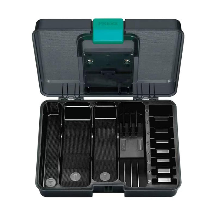 VGR 840 Profi Haarschneidemaschine Set Reinigungsbox Mit Timer-Reinigung | Hochwertige Aufbewahrungs