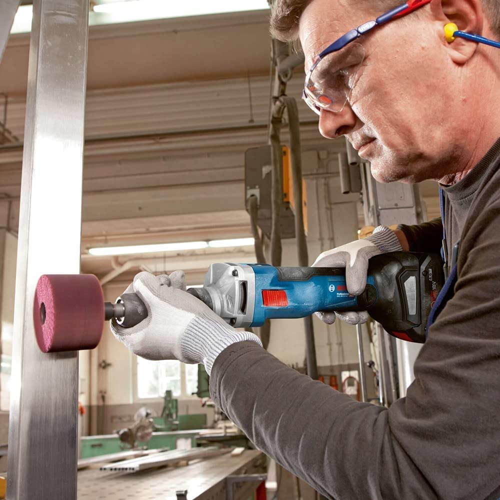 Bosch Professional 18V System Akku Geradschleifer GGS 18V-10 SLC (ohne Akkus und Ladegerät, im Karto