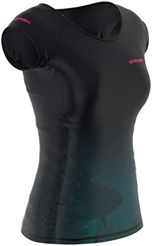 SMMASH Kompressionsshirt für Damen Kurzarm, Funktionsshirt für Sport Outdoor OCR Cross-Training Fitn