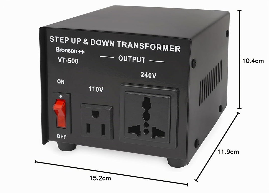 Bronson++ VT 500-110 Volt Spannungswandler Transformator Step-up/-down Konverter - Bronson 500 Watt