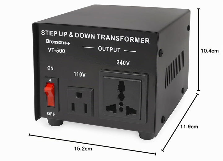 Bronson++ VT 500-110 Volt Spannungswandler Transformator Step-up/-down Konverter - Bronson 500 Watt