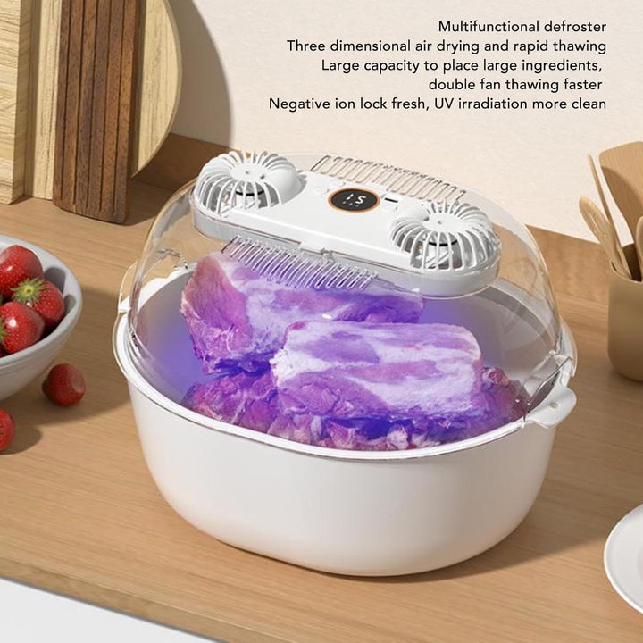 Haushalts Auftaubox 360 Grad Schnellauftaugerät Effiziente USB Lade UV Auftau Auftaumaschine für Gef