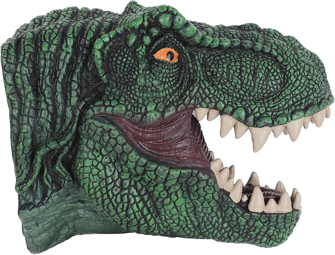 Realistisches Dinosaurier Handpuppe Kopf – T-Rex Puppenspielzeug aus Gummi für Kinder &amp; Erwachsene –