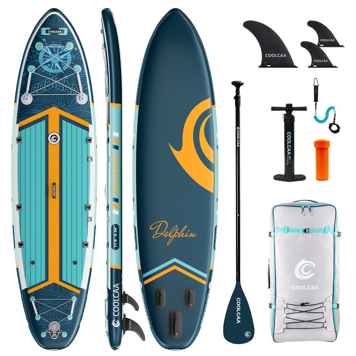 COOLCAA SUP Board, 355cm (Extra Gross) Stand Up Paddling Board, Aufblasbares Stand-Up Paddle Board m