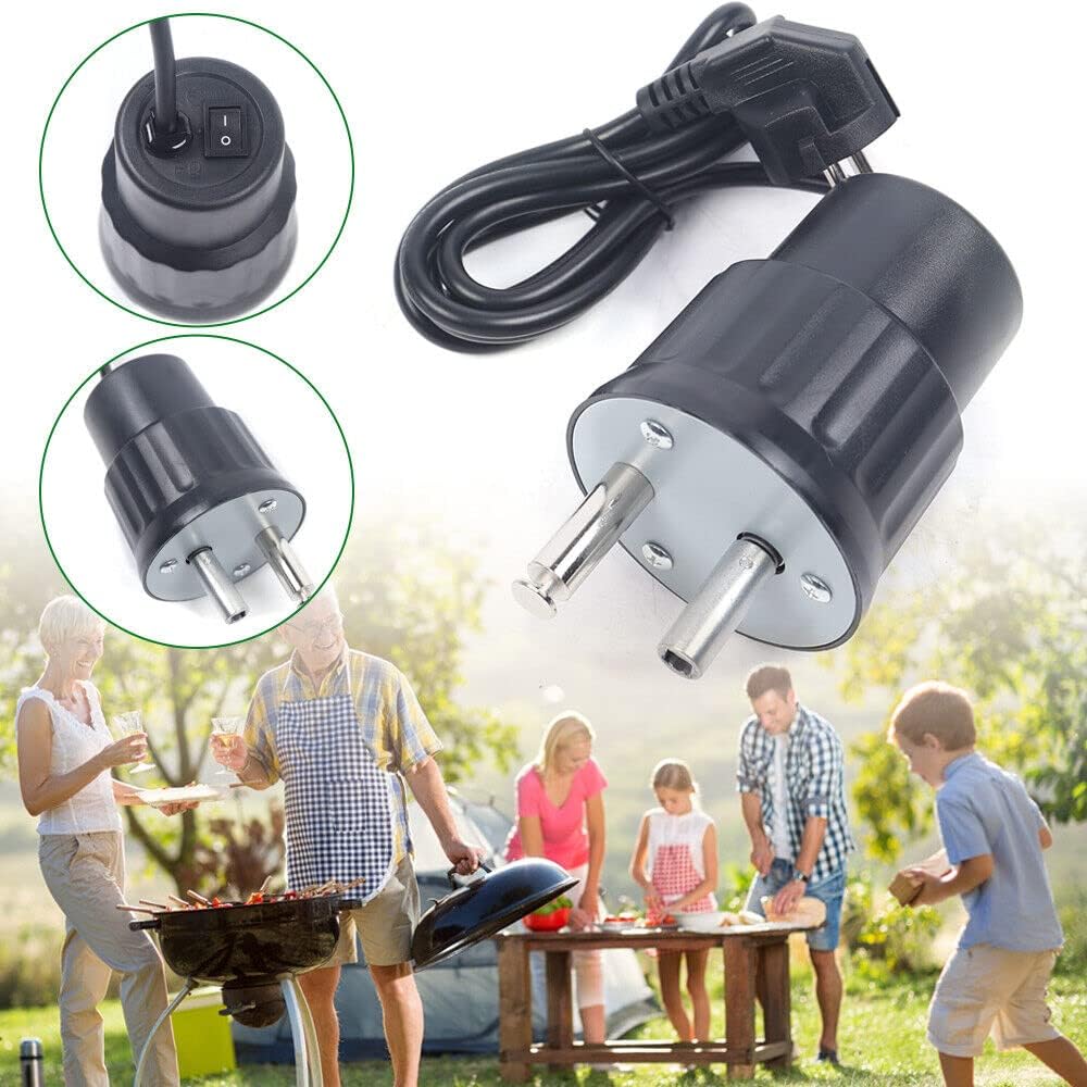 8.1 * 8.1 * 13.9 cm Braten Rotisserie Grillmotor, 4W Barbecue Rotator Motor Outdoor BBQ Werkzeug Zub