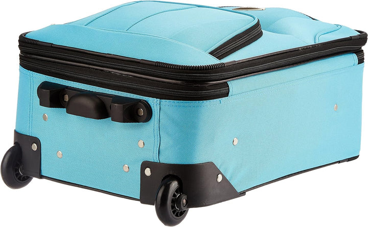 Rockland Bagage De Cabine Abs Extensible Melbourne 20 PO Koffer-Set, 38 Liter, Pinkleopard 51 in Pin