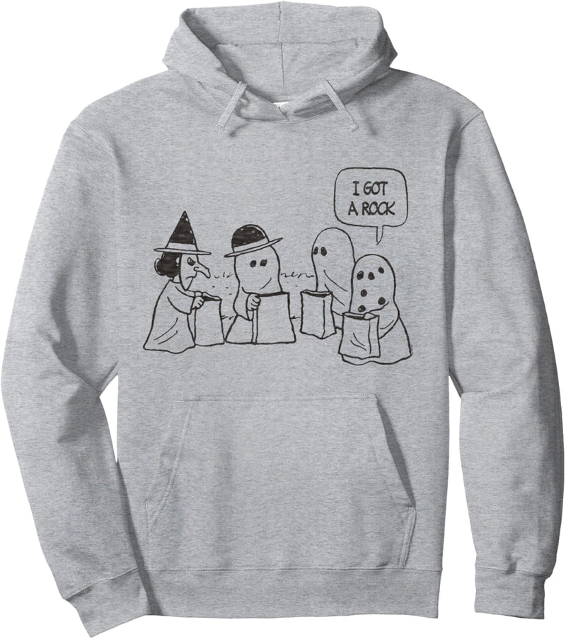 Peanuts Halloween Charlie Brown Ich habe einen Stein Pullover Hoodie