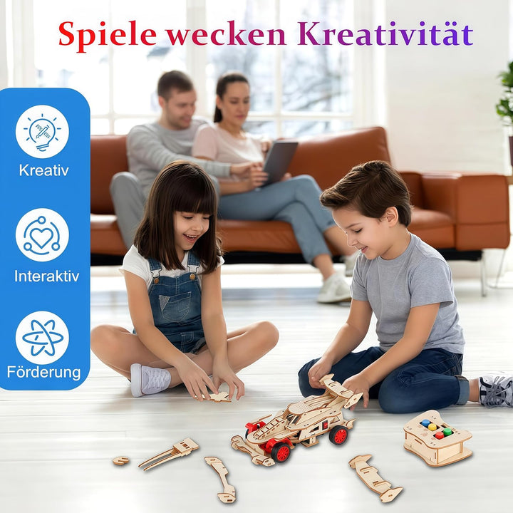 Experimente für Kinder ab 8, 9, 10, 11, 12, 13, 14 Jahren,Formel 1 Ferngesteuertes Auto Bausatz aus