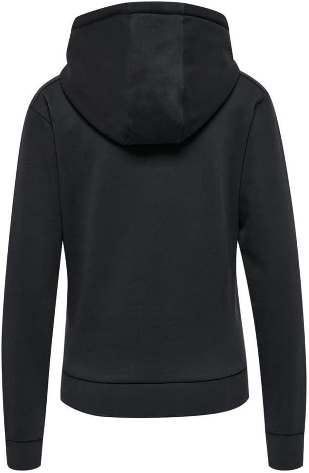 hummel Damen Hmloffgrid Hoodie Wo Hooded Sweatshirt S Jet Black/Forged Iron, S Jet Black/Forged Iron