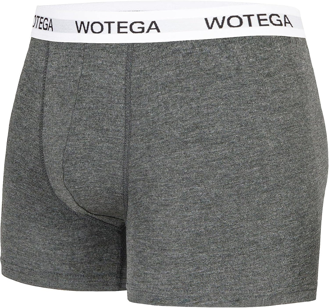 WOTEGA Joe - Boxershorts Herren 6er Pack - Baumwoll Unterwäsche XS Grau (Phantom 194205), XS Grau (P