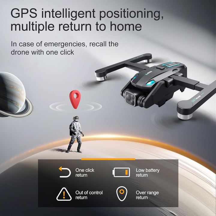 OBEST GPS Drohne mit Einstellbarer Kamera 4K, Faltbar RC Quadrocopter 36 Mins Lange Flugzeit, 360° H
