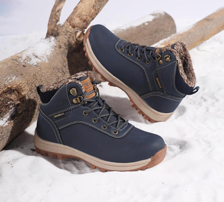 ARRIGO BELLO Winterschuhe Damen Herren Gefüttert Winterstiefel Unisex Rutschfest Schneestiefel Wärme
