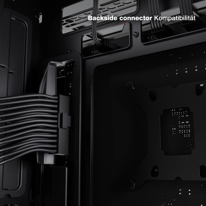 be quiet! Light Base 900 DX Black PC-Gehäuse, atemberaubender Panorama-Blick, Show Case, Dual Chambe