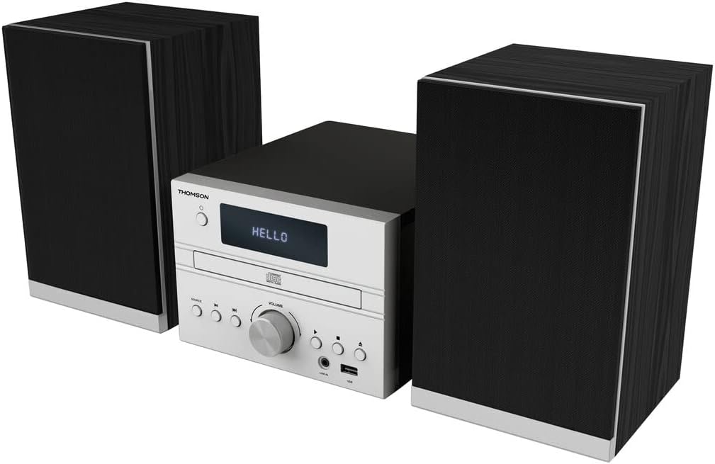 Thomson MIC122BT (2 (Stereo)), schwarz/Silber