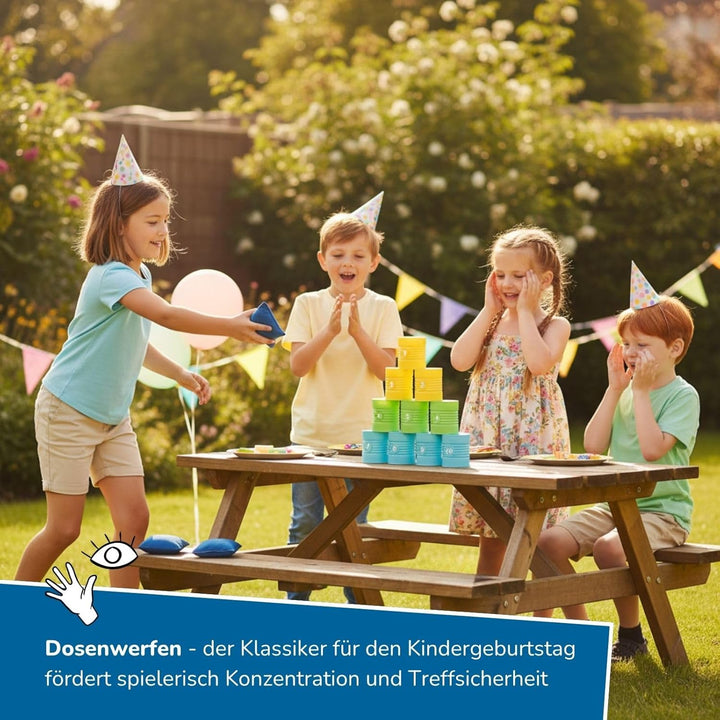 alldoro Party- & Boccia Spieleset Boccia & Dosenwerfen Set, Boccia & Dosenwerfen Set