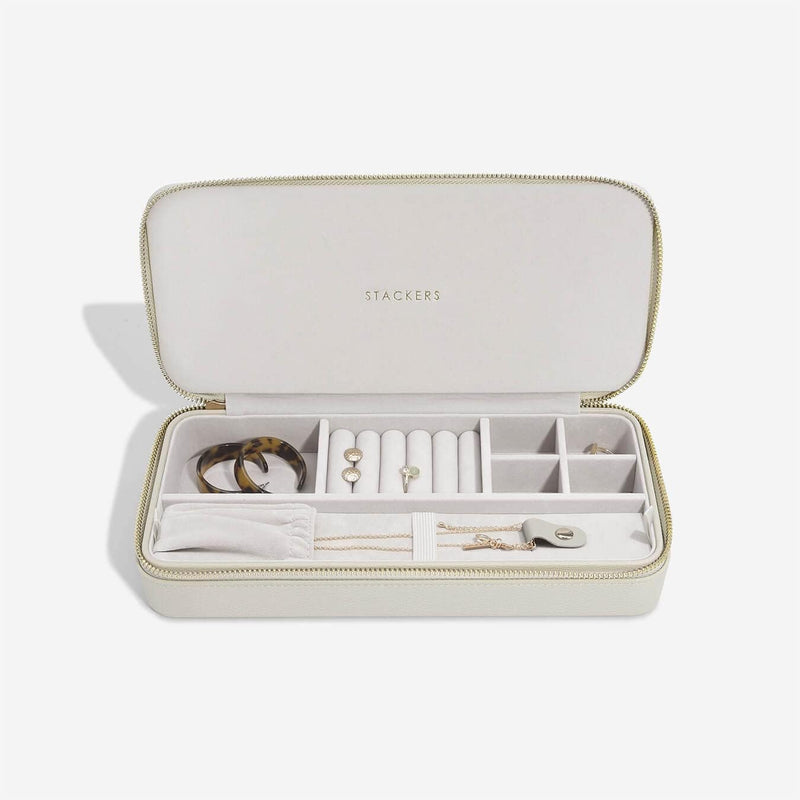 Stackers Sleek Necklace Oatmeal Travel Box