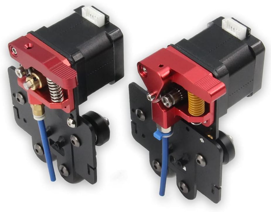Zeberoxyz Direct Drive Doppelzahnrad-Extruder Upgrade Direktplatte mit 4Stück Pulleys Kit, Einfaches
