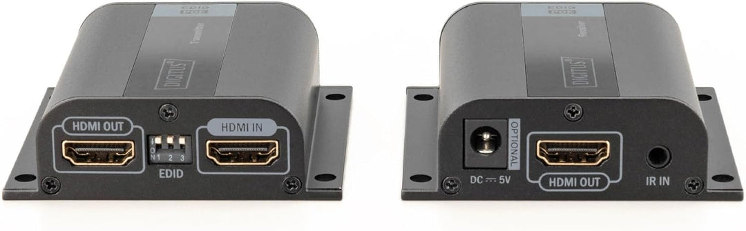 DIGITUS Professional DS-55100-1 - HDMI Extender - Full HD - Set (Sender/Empfänger) - nur 1 Netzteil