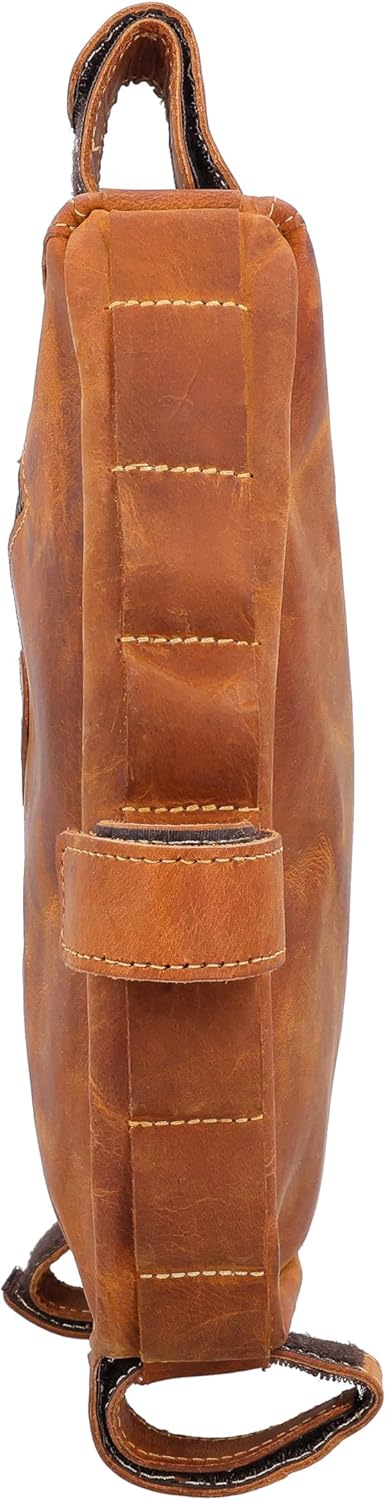 Gusti Fahrradtasche Leder - Jan U. Rahmentasche Ledertasche Radtasche Vintage Look Fahrradzubehör Br