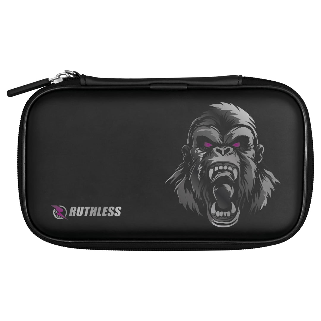 RUTHLESS Darttasche | Professionelle Darttasche zur Aufbewahrung, Schwarz , Gorilla, RUTHW764, Goril