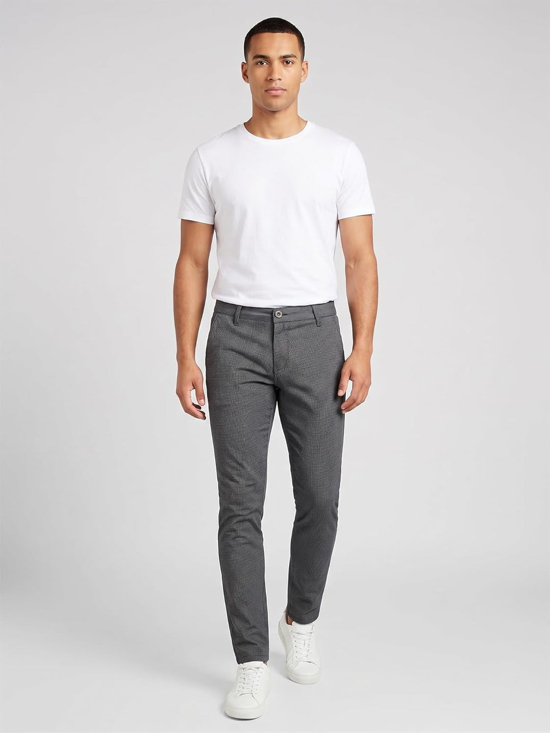 Rock Creek Herren Chino Hose Slim Fit Business Hosen RC-2154 29W / 30L Anthrazit, 29W / 30L Anthrazi