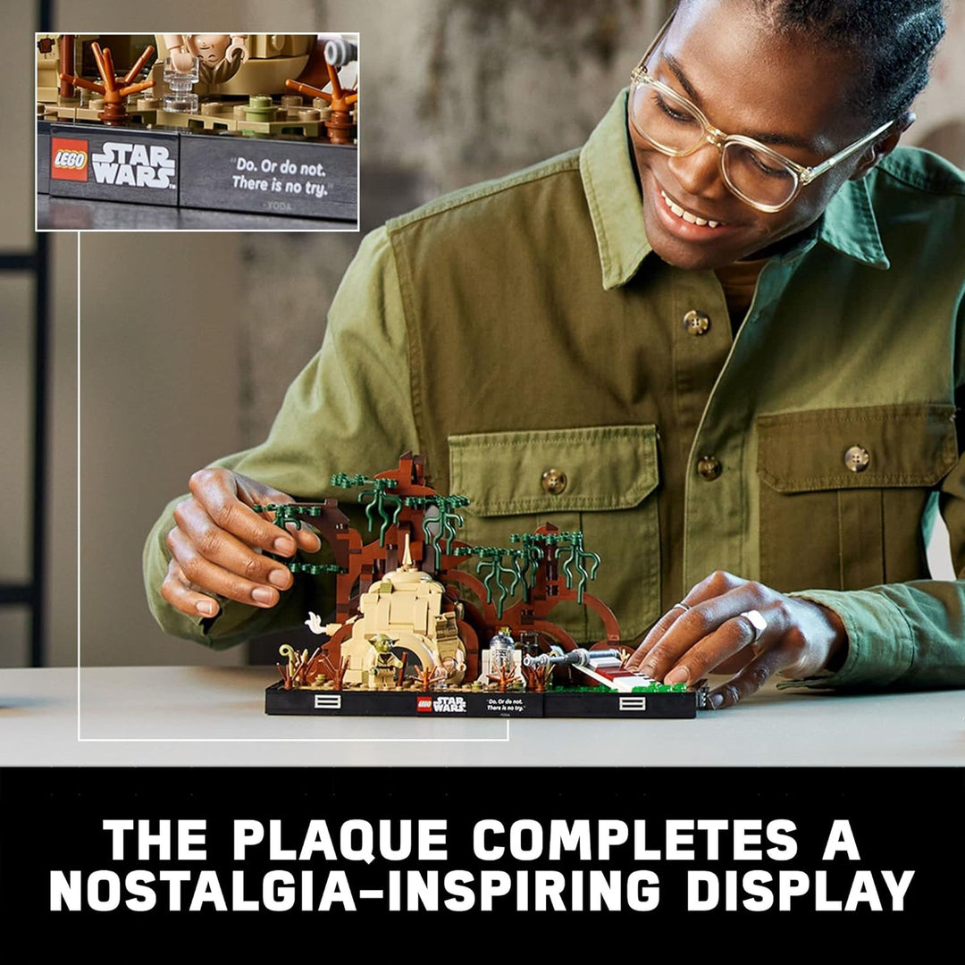LEGO Star Wars Dagobah Jedi Training Diorama 75330 Building Kit for Adults; Brick-Built Collectible