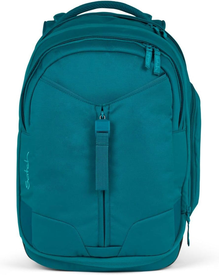 Satch Match Schulrucksack Set 3tlg. (Deep Petrol) inkl. Schlamperbox und Sporttasche, Deep Petrol