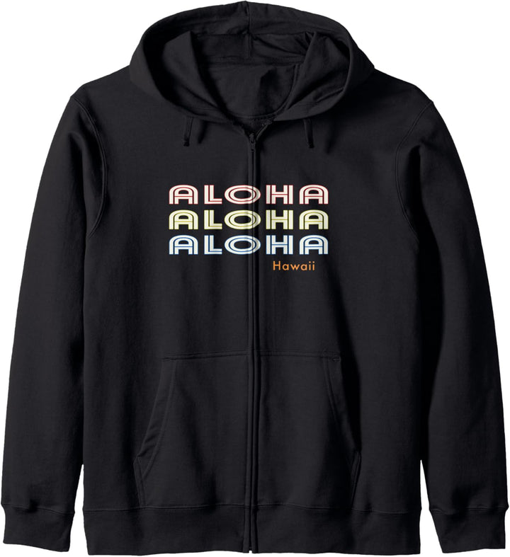 Aloha Hawaii 70s Kapuzenjacke
