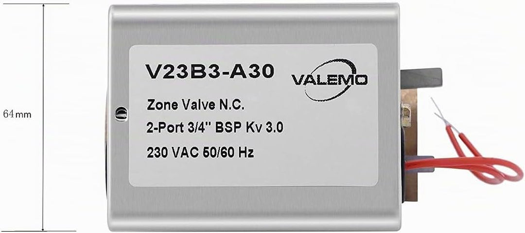 2 Wege Zonenventil 3/4 Zoll 2 Wege Ventil DN20 220V Motorisiertes Ventil 2 Drähte Normalerweise Gesc