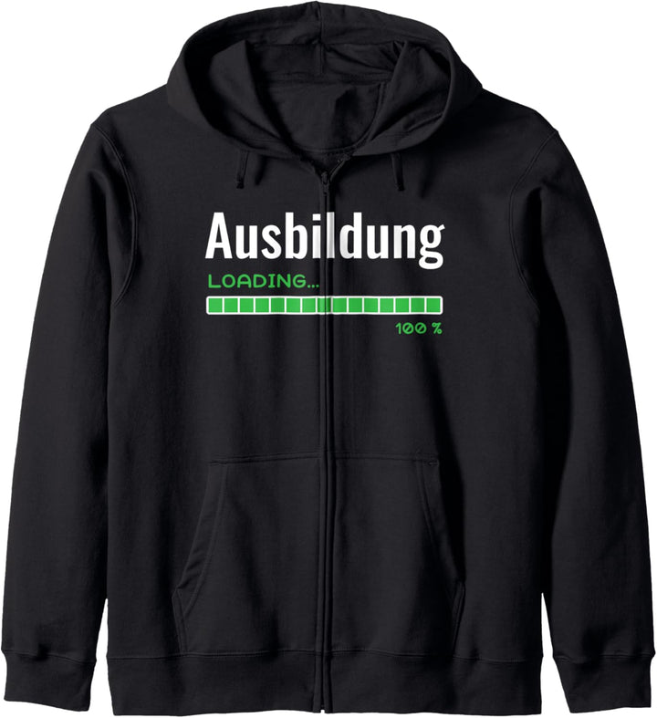Ausbildung fertig Geselle Azubi Ladebalken Geschenk Kapuzenjacke