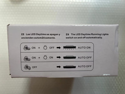 FOLGEMIR COB LED Tagfahrlicht rund, dimmbare Tagfahrleuchten, mehr als ECE R87, DC 12V, Weiss Dimmba