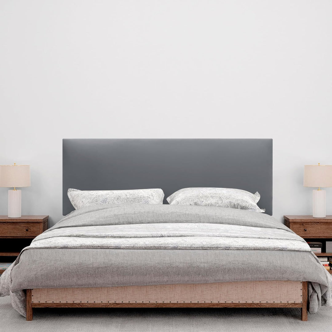 DHOME Kopfteil aus Kunstleder oder Stoff AQUALINE Glattes gepolstertes Kopfteil Luxusbett Kopfteil (