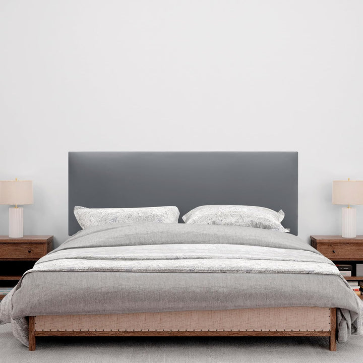 DHOME Kopfteil aus Kunstleder oder Stoff AQUALINE Glattes gepolstertes Kopfteil Luxusbett Kopfteil (