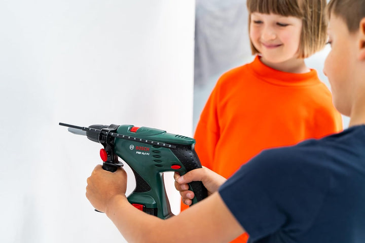 Theo Klein 8450 Bosch Schlagbohrmaschine I Schlagbohrer mit Rechts- und Linkslauf und auswechselbare